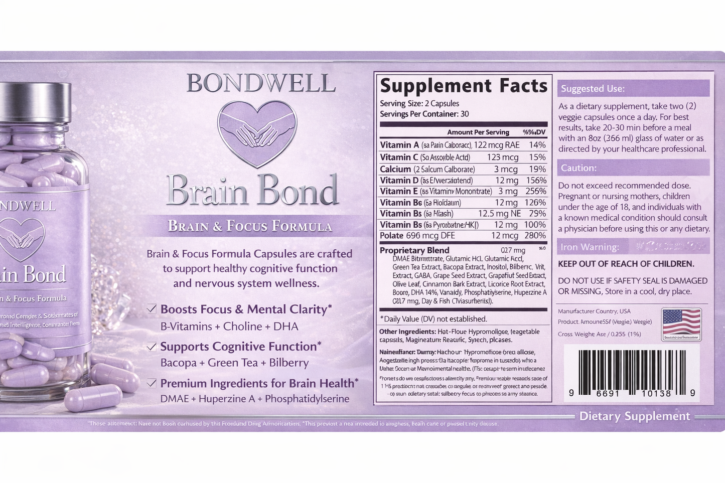 BRAIN BOND - 1 PC